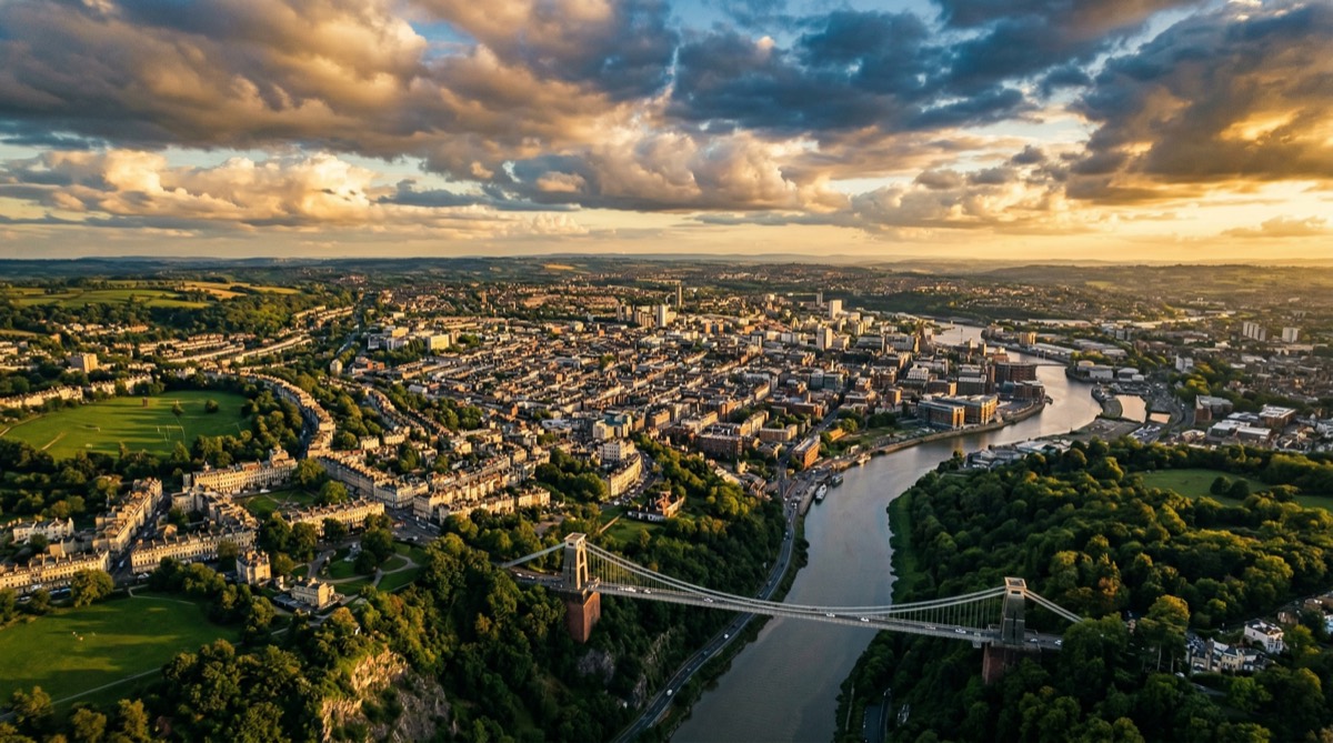 Drone filming in Bristol